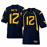 West Virginia Mountaineers 12 Geno Smith Navy College Football Jersey Dzhi,baseball caps,new era cap wholesale,wholesale hats